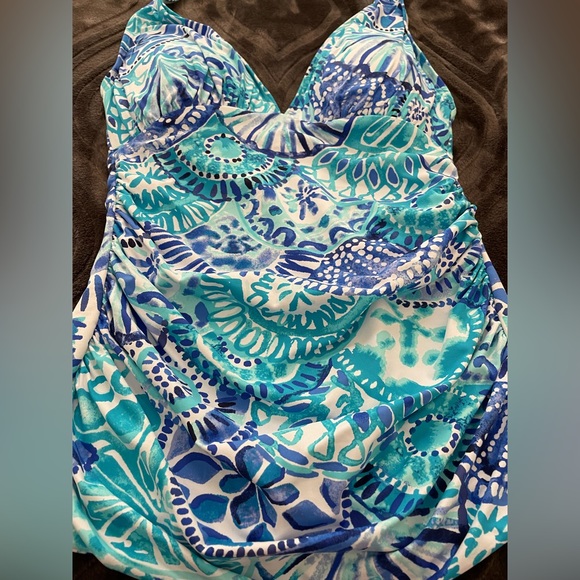 NWT Lilly Pulitzer Bliss Halter Tankini Swim Top 2 - Picture 5 of 7